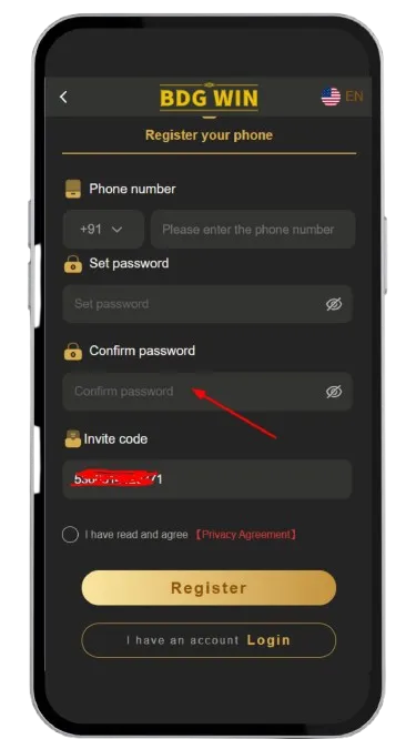 Confirm Password